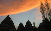 Sunset in Cappadocia at Rose Valley & Red Valley